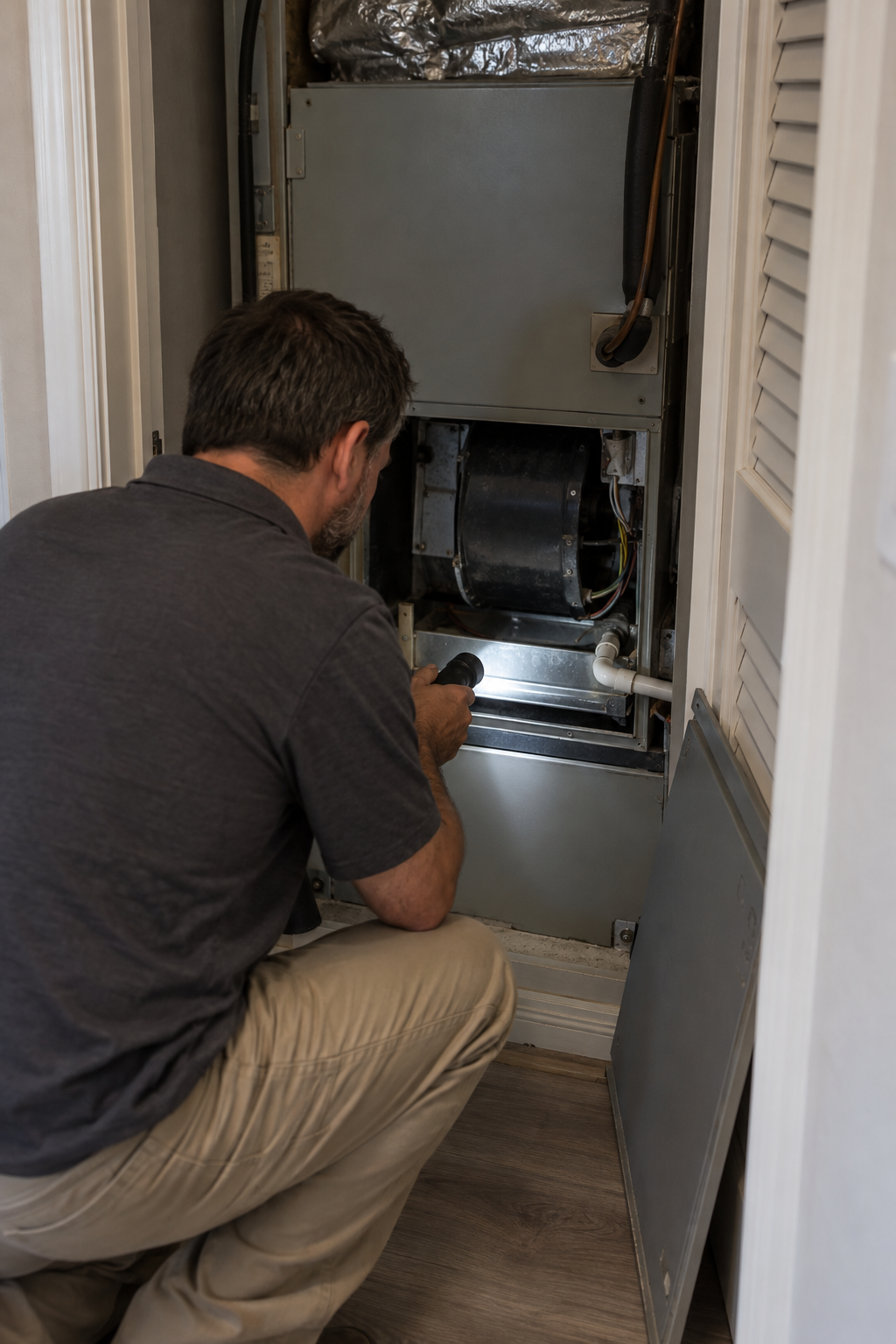 emergency ac repair at a Hampton home